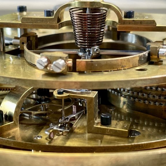 French chronometer with pivoted detent escapement Circa 1828 French chronometer with pivoted detent escapement Circa 1828