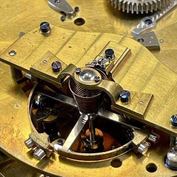 French chronometer with pivoted detent escapement Circa 1828 French chronometer with pivoted detent escapement Circa 1828