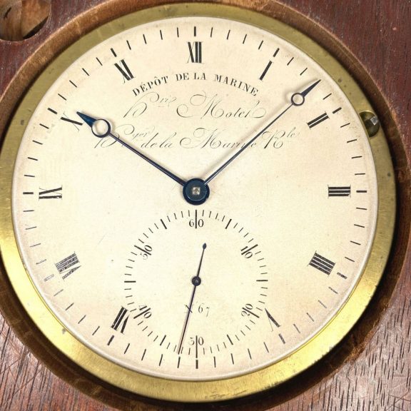 French chronometer with pivoted detent escapement Circa 1828 French chronometer with pivoted detent escapement Circa 1828