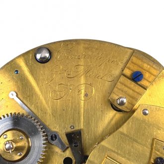 French chronometer with pivoted detent escapement Circa 1828