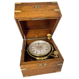 Swiss deck chronometer with 56h power reserve Circa 1900