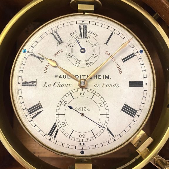 Swiss deck chronometer with 56h power reserve Circa 1900 Swiss deck chronometer with 56h power reserve Circa 1900