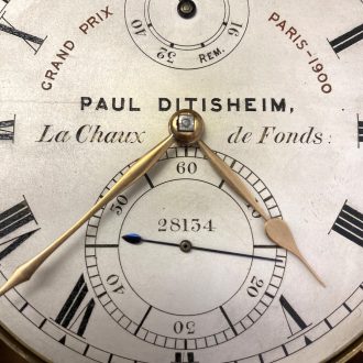 Swiss deck chronometer with 56h power reserve Circa 1900