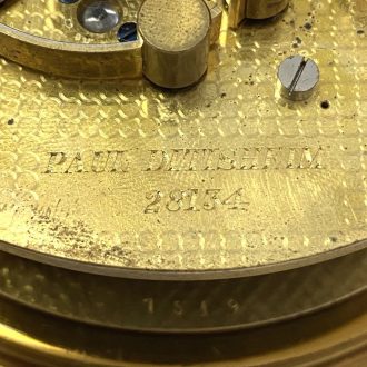 Swiss deck chronometer with 56h power reserve Circa 1900