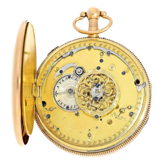 Skeletonized repeater with automaton Jacquemarts Circa 1810 Skeletonized repeater with automaton Jacquemarts Circa 1810