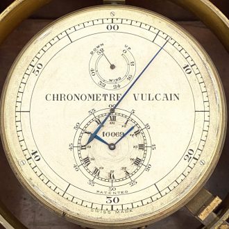 Rare Swiss deck chronometer with 52h power reserve Circa 1930