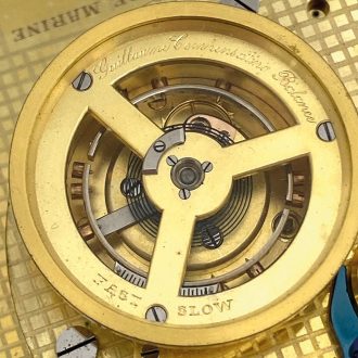 Rare Swiss deck chronometer with 52h power reserve Circa 1930