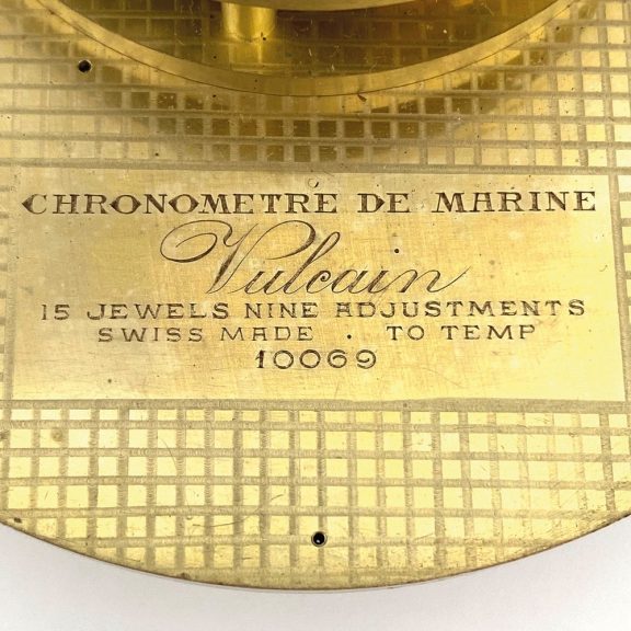 Rare Swiss deck chronometer with 52h power reserve Circa 1930 Rare Swiss deck chronometer with 52h power reserve Circa 1930