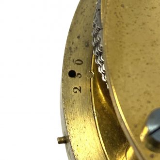 French deck watch with 49-hour power reserve indicator Circa 1860