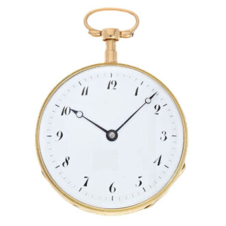 Exquisite Swiss gold repeater with hourly music Circa 1820