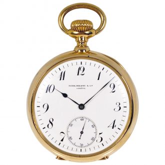 Rare Swiss chronometer with spring detent escapement Circa 1904