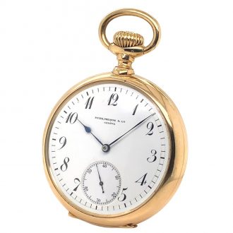 Rare Swiss chronometer with spring detent escapement Circa 1904
