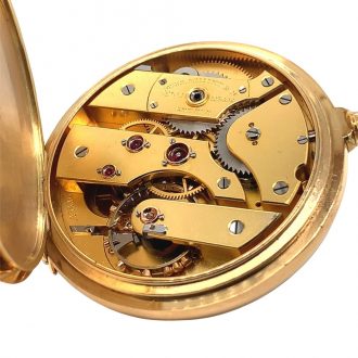 Rare Swiss chronometer with spring detent escapement Circa 1904