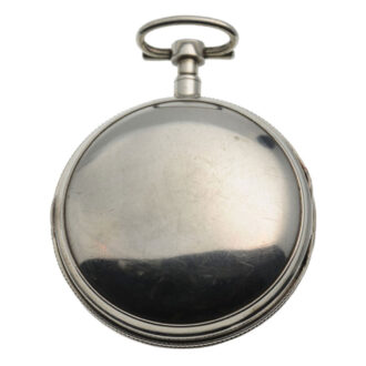 Swiss silver watch with regulator dial and date Circa 1810