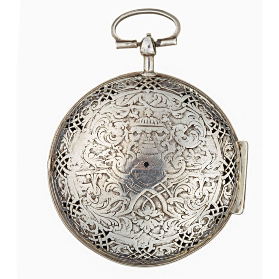 French silver one hand pocket watch with alarm Circa 1700 French silver one hand pocket watch with alarm Circa 1700