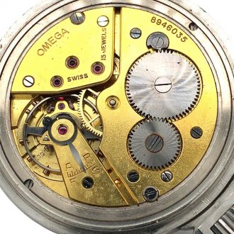 Rare Swiss waterproof pocket watch with two-tone dial Circa 1920