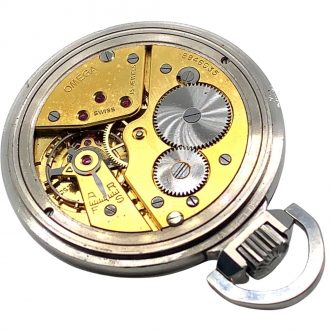 Rare Swiss waterproof pocket watch with two-tone dial Circa 1920