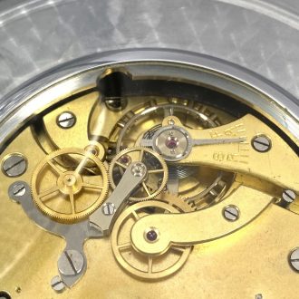 Swiss metal military centre seconds pocket watch Circa 1930