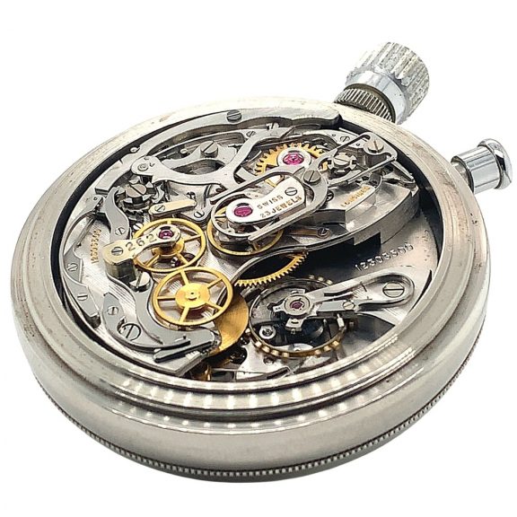 Heavy Swiss precision split-seconds chronograph Circa 1963 Heavy Swiss precision split-seconds chronograph Circa 1963