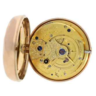 English gold open faced detent chronometer Circa 1803