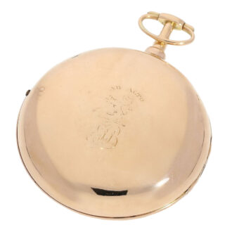 English gold open faced detent chronometer Circa 1803