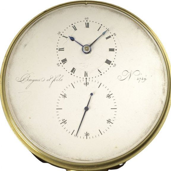 Impressive French deck chronometer in heavy mahogany box Circa 1829 Impressive French deck chronometer in heavy mahogany box Circa 1829