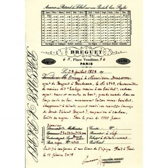 Impressive French deck chronometer in heavy mahogany box Circa 1829