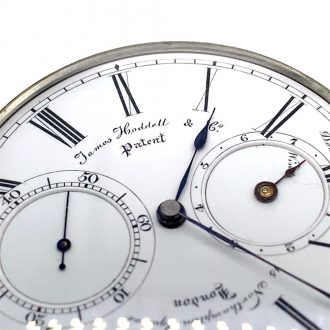 English deck watch with eight day power reserve indication Circa 1888