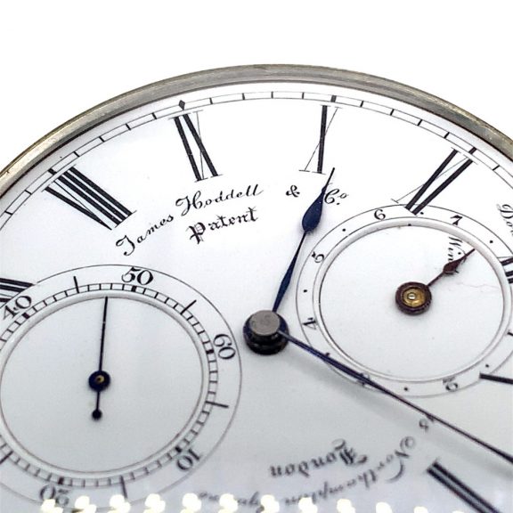 English deck watch with eight day power reserve indication Circa 1888 English deck watch with eight day power reserve indication Circa 1888