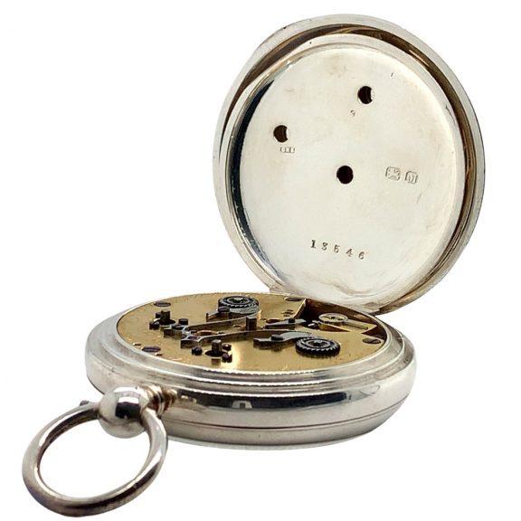 English deck watch with eight day power reserve indication Circa 1888 English deck watch with eight day power reserve indication Circa 1888