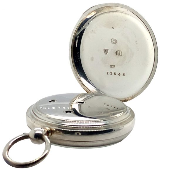 English deck watch with eight day power reserve indication Circa 1888 English deck watch with eight day power reserve indication Circa 1888