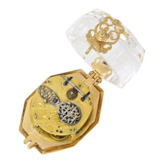 French Renaissance watch with rock crystal case Circa 1633