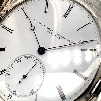 American silver Precision Patent Chronometer Circa 1870