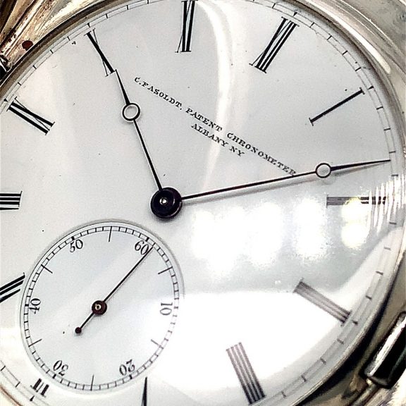 American silver Precision Patent Chronometer Circa 1870 American silver Precision Patent Chronometer Circa 1870