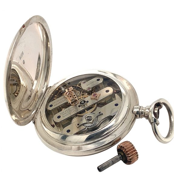 American silver Precision Patent Chronometer Circa 1870 American silver Precision Patent Chronometer Circa 1870