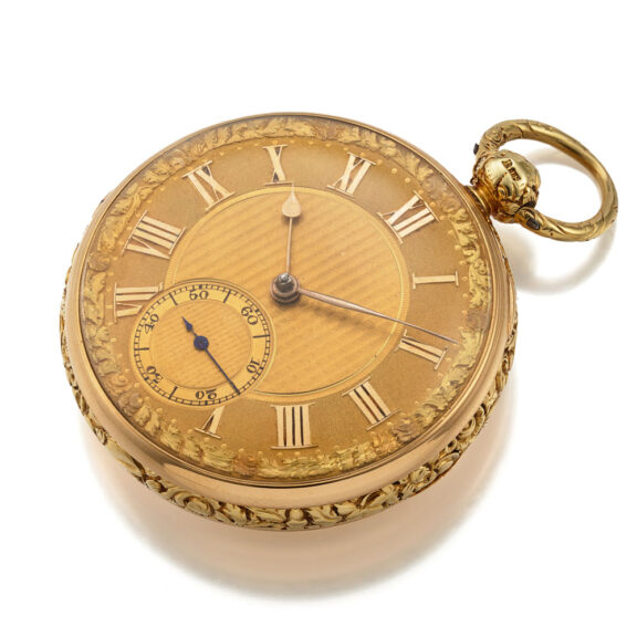 An English heavy 18 carat precision pocket watch Circa 1824 An English heavy 18 carat precision pocket watch Circa 1824
