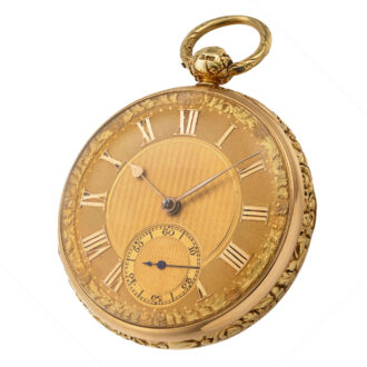 An English heavy 18 carat precision pocket watch Circa 1824 An English heavy 18 carat precision pocket watch Circa 1824