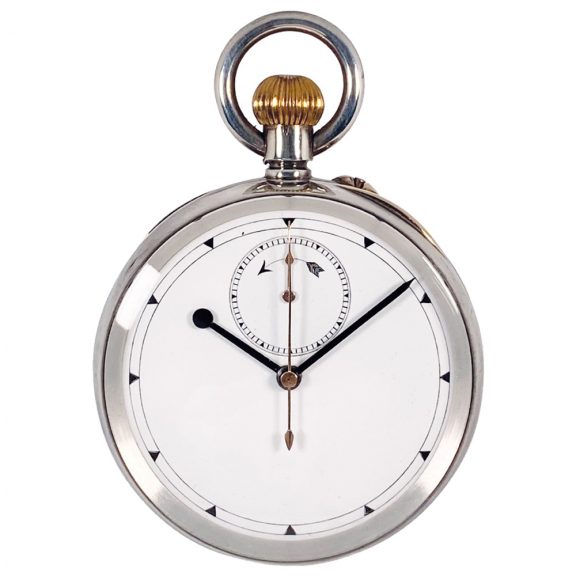 Swiss chronograph with an innovative dial design Circa 1900