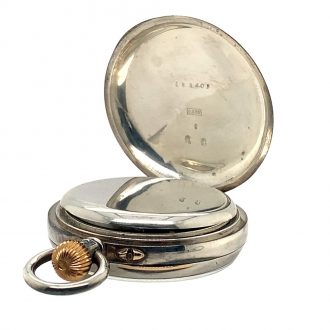 Swiss chronograph with an innovative dial design Circa 1900
