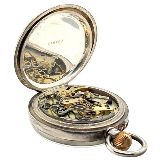 Swiss chronograph with an innovative dial design Circa 1900 Swiss chronograph with an innovative dial design Circa 1900