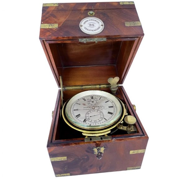German chronometer with 56h power reserve Circa 1890