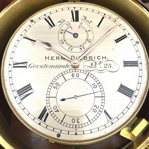 German chronometer with 56h power reserve Circa 1890 German chronometer with 56h power reserve Circa 1890