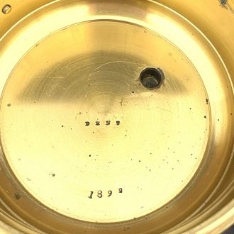Rare English deck chronometer with 56h power reserve Circa 1845