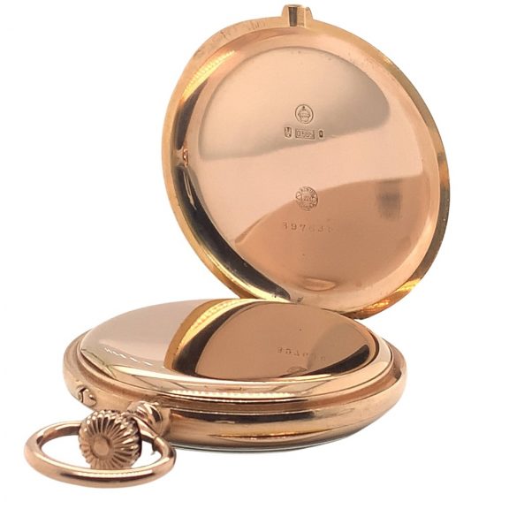 Fine Swiss 14 carat gold open faced keyless lever watch Circa 1906 Fine Swiss 14 carat gold open faced keyless lever watch Circa 1906