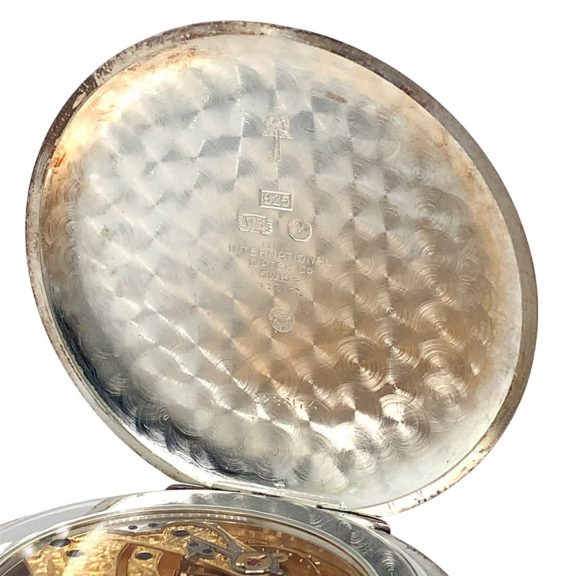 Swiss silver full hunter Schaffhausen pocket watch Circa 1978 Swiss silver full hunter Schaffhausen pocket watch Circa 1978