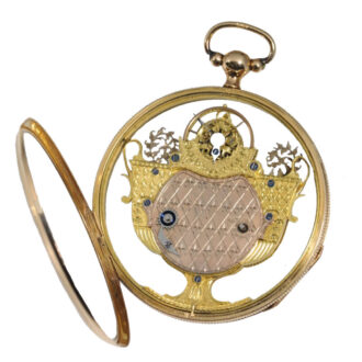 Important Swiss 18 carat gold verge pocket watch Circa 1800 Important Swiss 18 carat gold verge pocket watch Circa 1800