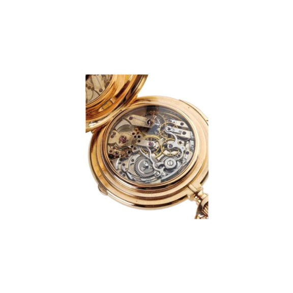 Swiss gold astronomic hunting case watch minute repeater Circa 1890 Swiss gold astronomic hunting case watch minute repeater Circa 1890