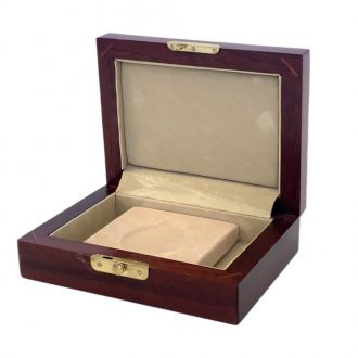 Swiss 18K gold half-hunting cased lever watch Circa 1980