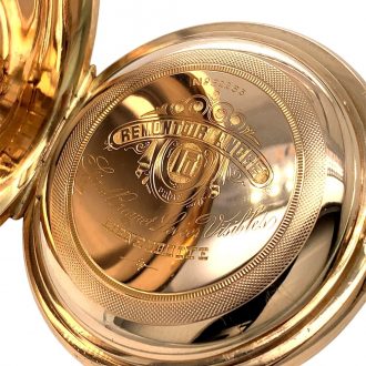Swiss rare pocket watch with digital time display Circa 1880 Swiss rare pocket watch with digital time display Circa 1880