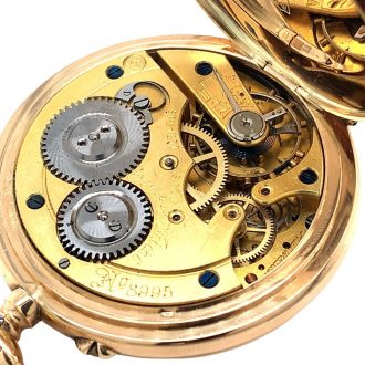 Swiss rare pocket watch with digital time display Circa 1880 Swiss rare pocket watch with digital time display Circa 1880